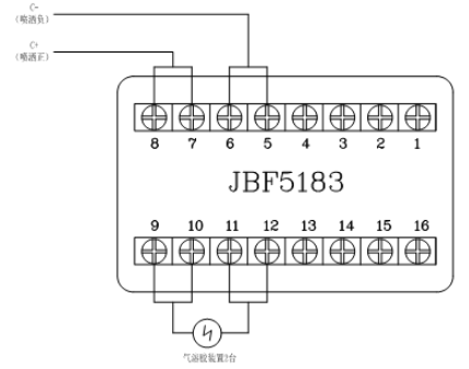 JBF5016河北气体灭火控制器控制气溶胶河北气灭装置接线